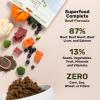 imageby Katherine Heigl Superfood Complete AirDried Adult Dog Food  High Protein Zero Fillers Superfood Nutrition 64 Ounce Pack of 4 BeefBeef
