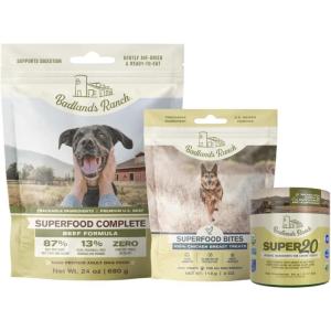 image24 oz Premium Beef 4 oz Chicken Breast Treats and Super20 Bundle