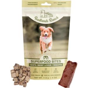 imageSuperfood Bite FreezeDried Raw Dog Treats  Protein Rich Train ampamp Reward Traceable Single Ingredient by Katherine Heigl Wild SalmonBeef Liver