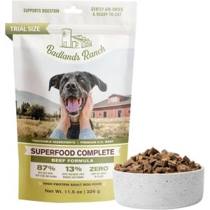 imageby Katherine Heigl Superfood Complete AirDried Adult Dog Food  High Protein Zero Fillers Superfood Nutrition 64 Ounce Pack of 4 BeefBeef