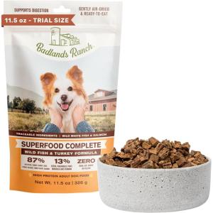 imageby Katherine Heigl Superfood Complete AirDried Adult Dog Food  High Protein Zero Fillers Superfood Nutrition 64 Ounce Pack of 4 BeefFish  Turkey
