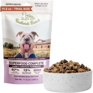 imageby Katherine Heigl Superfood Complete AirDried Adult Dog Food  High Protein Zero Fillers Superfood Nutrition 64 Ounce Pack of 4 BeefLamb  Venison