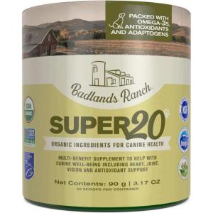 imageSuper20 Canine Supplement Organic Ingredients MultiBenefit Supplement Ashwagandha Help wCanine WellBeing Heart Joint Vision Antioxidant Support by Katherine Heigl 30 scoops