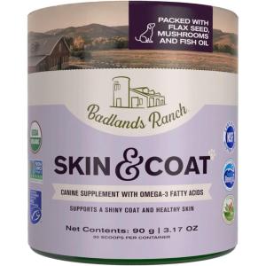 imageSkin ampamp Coat Canine Supplement wOmega3 Fatty Acids Org Ingredients Antioxidant Topper Nourish Coat ampampPaws Joint Support Shiny Coat ampamp Healthy Skin by Katherine Heigl 30 Scoops