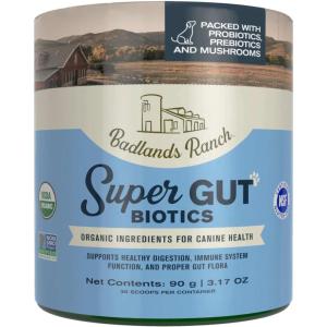 imageSuper Gut Biotics Canine Digestive SupplementProbiotics Prebiotics Supports Healthy Digestion Immune System Function and Gut Flora by Katherine Heigl 30 Scoops